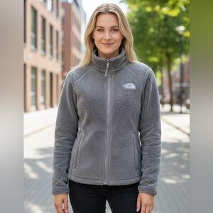 The North Face Women's Gray Teddy Jacket